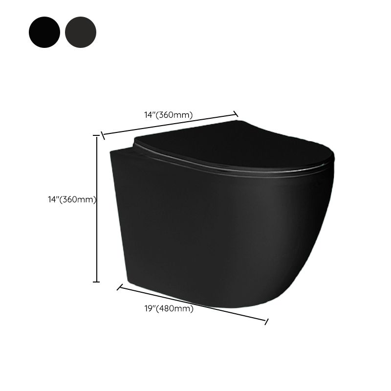 Contemporary Wall Hung Flush Toilet Ceramic Urine Toilet for Bathroom