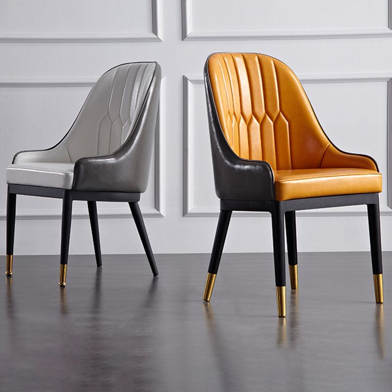 Dining Room Side Chairs Glam Solid Wood Kitchen Armless Chair for Home
