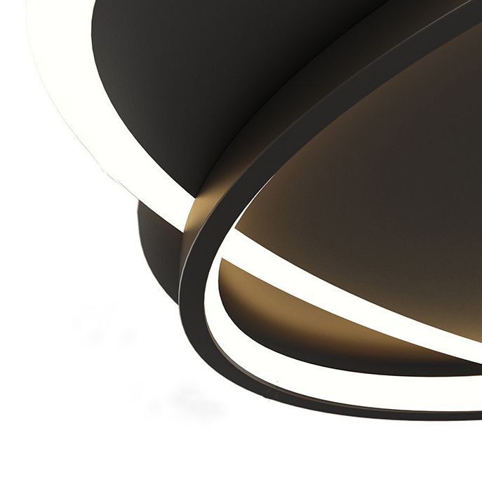 Acryl langwerpige LED-plafondlamp in moderne, minimalistische stijl, gelakt ijzer, inbouw voor slaapkamer