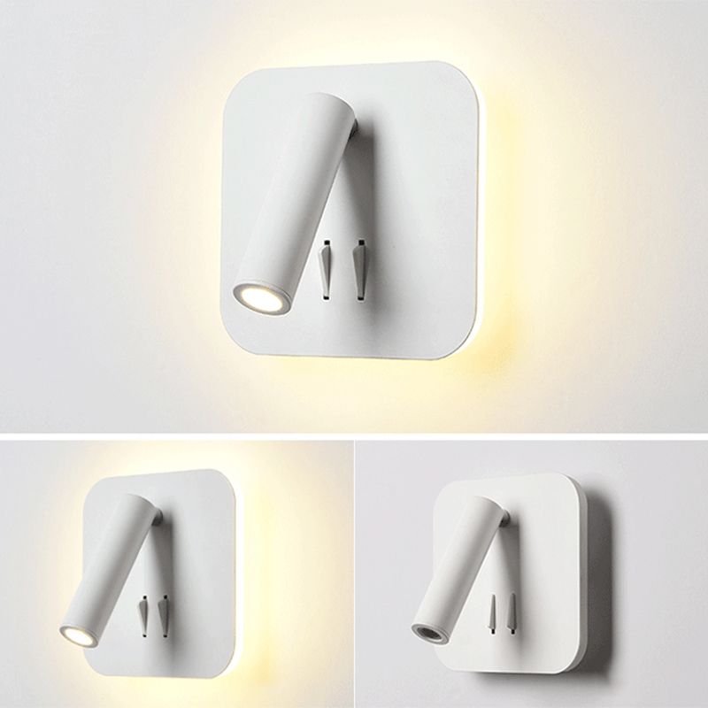 Minimalismo moderno Pronzo della parete domestica con ombra acrilica per camera da letto