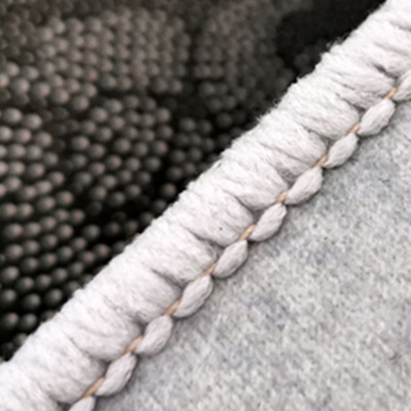 Wine Red Striped Rug Blending Simple Rug Washable Rug for Home Decoration