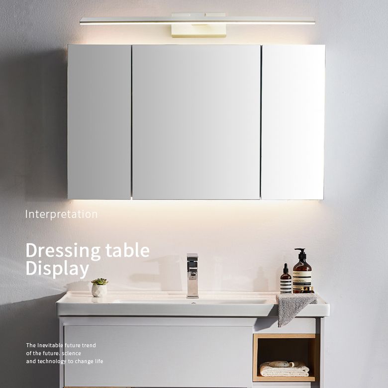 Rectangle Éclairage mural en aluminium