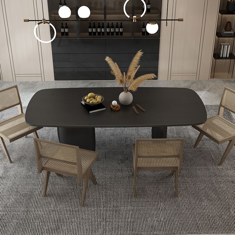 Solid Wood Dining Set 1/2/5 Pieces Modern Indoor Dining Furniture