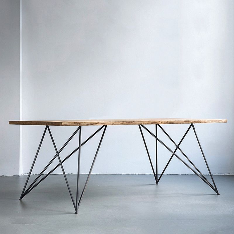 Traditional Luxury Rectangle Dining Site Table Solid Wood Dining Room Home Furniture