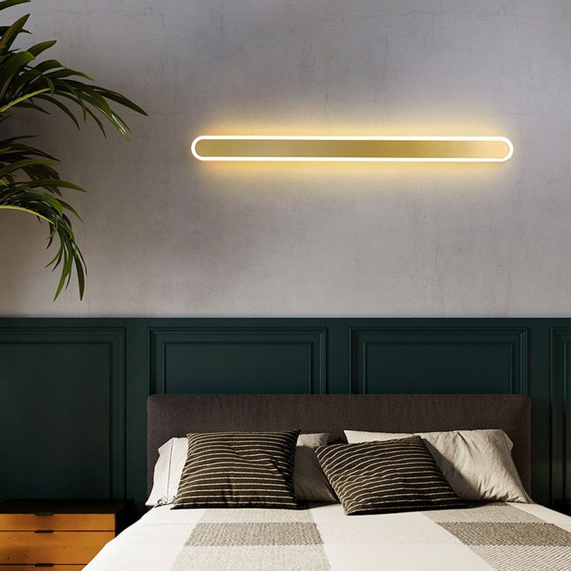 Moderne minimalistische stijl lineaire wandgemonteerde verlichtingsarmatuur metalen wand sconce verlichting voor woonkamer