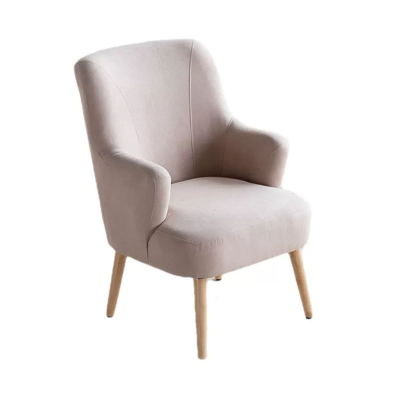 25.19"Wide x 35.82"High Recessed Arms Chair with Tight Back and Basic Four Legs