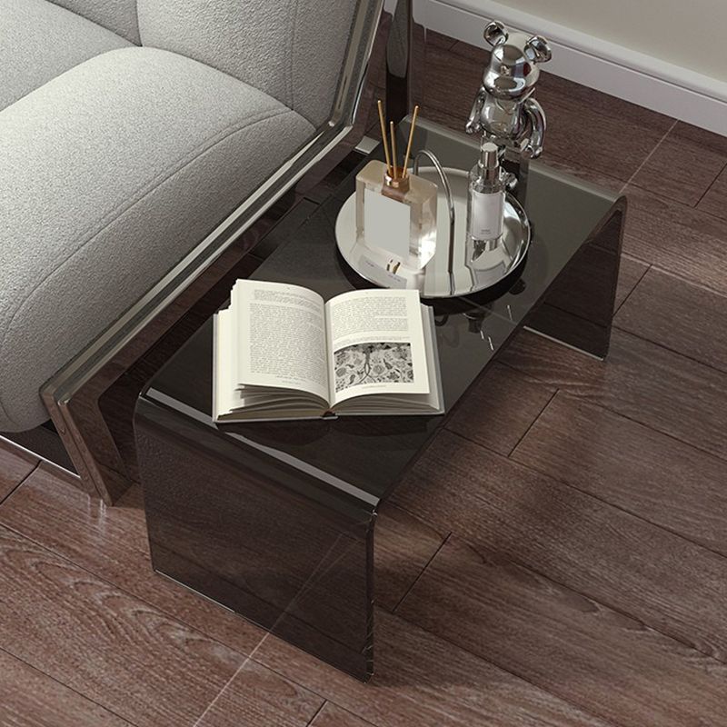 Contemporary Acrylic Side Table Square Sofa Side Accent Table