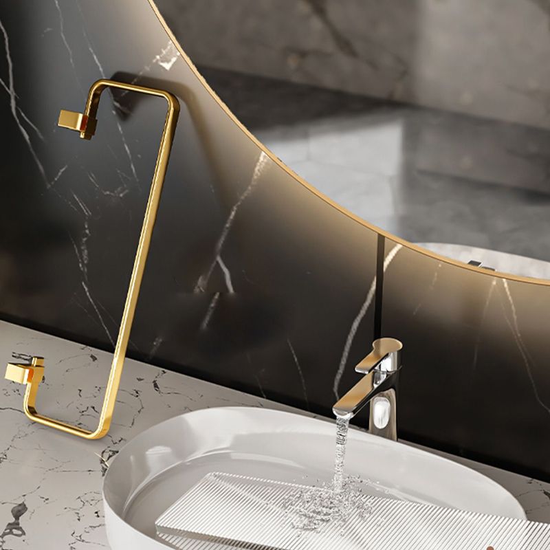 Metal and Acrylic Bathroom Accessory Set Transparent Bathroom Hardware