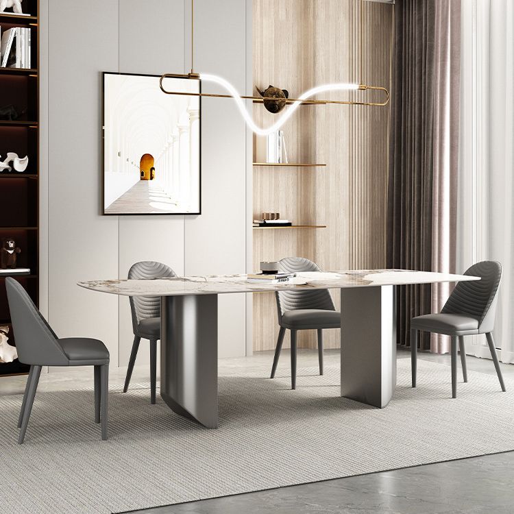 Designer Style 1/3/4/5/6 Pieces Dinette Set Sintered Stone Dining Table and Chairs