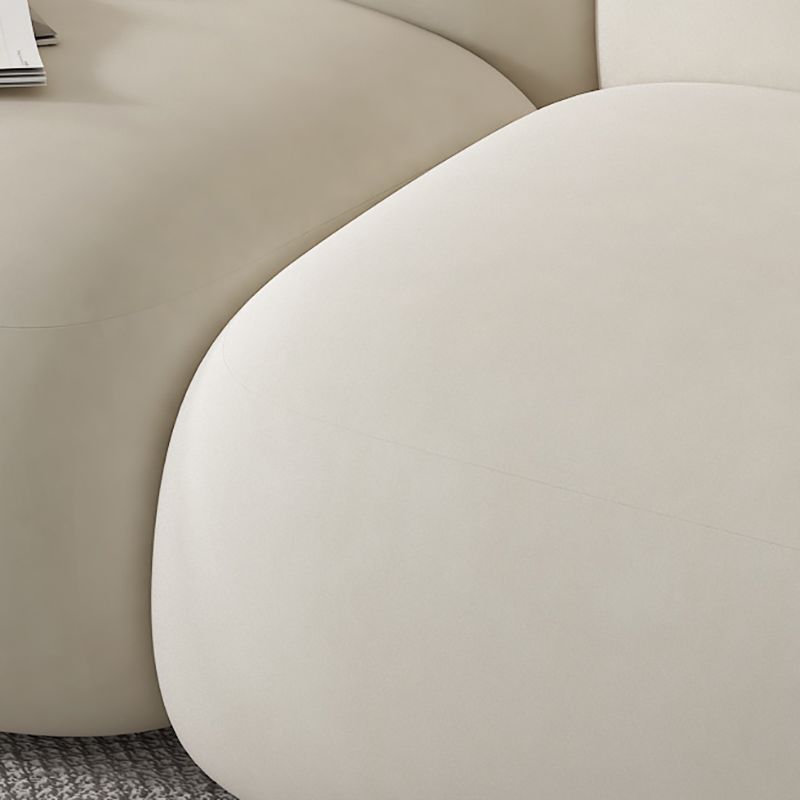 Contemporary Cushions Rolled Arm Living Room Stationary Settee