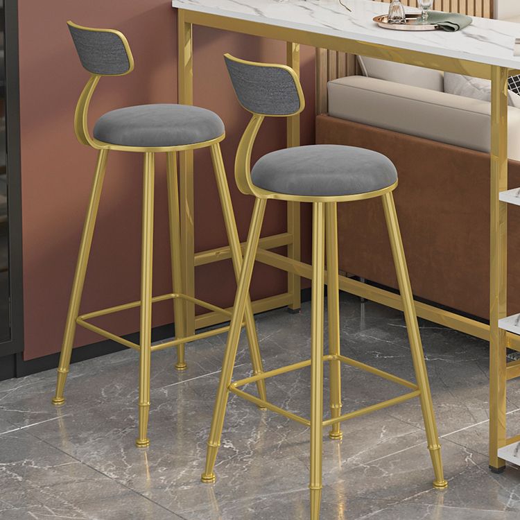 Modern Style Bistro Bar Table Rectangle Gold Frame Bar Table
