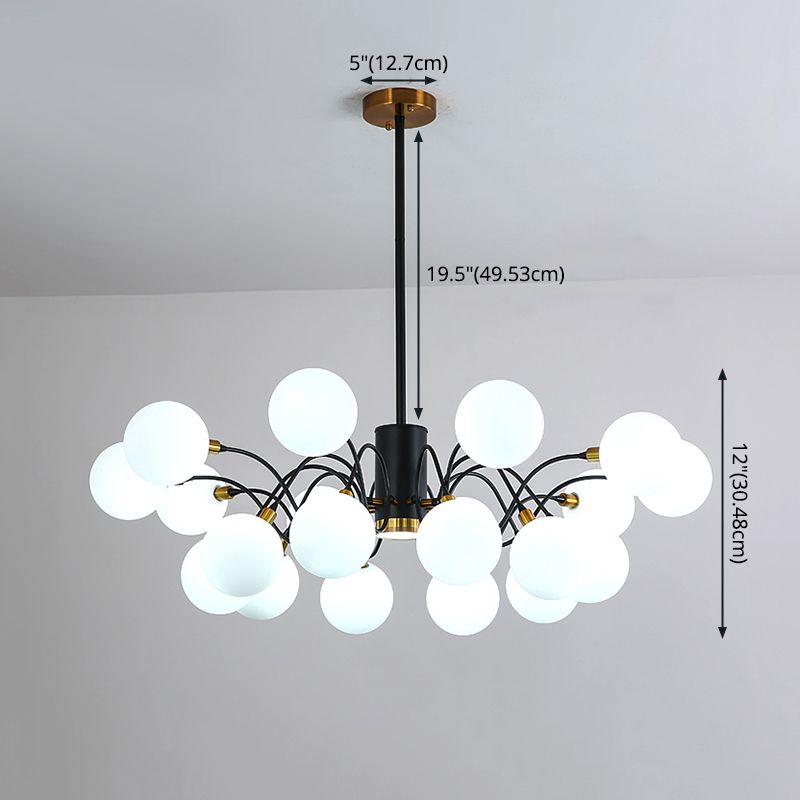 Modern Pendant Lighting Circular Chandelier Chandelier Light Fixtures Glass Chandelier