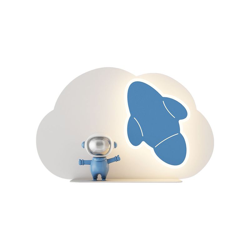 Unique Shape Wall Light Kids Style Metal 1 Light Wall Mount Light