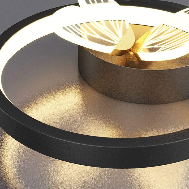 Metallgeometrische Form Wandmontage Beleuchtung moderner Stil 3-Lights Wandmontageleuchte