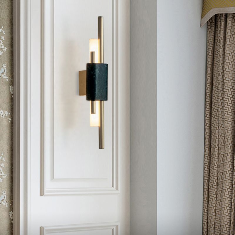 Creative Marble Wall Light Fixture Modern Style Wall Sconce Light