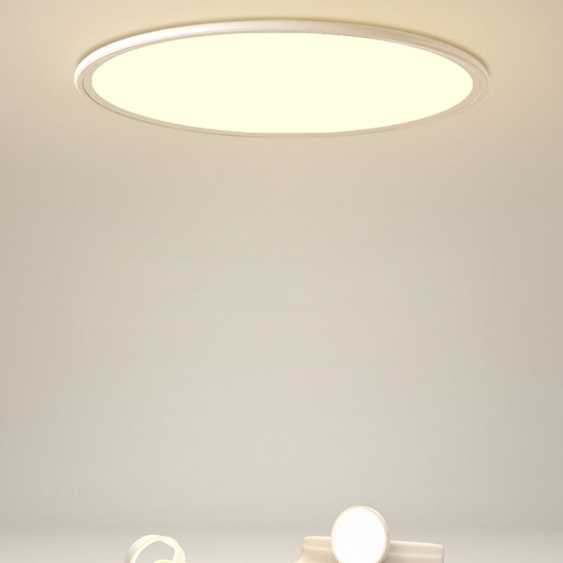 Ronde metalen LED-plafondlamp moderne stijl inbouwlamp voor eetkamer