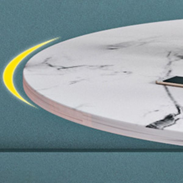 Glam Style 1/2/3/4/5 Pieces Dining Set Stone Top Dining Furniture Set for Living Room