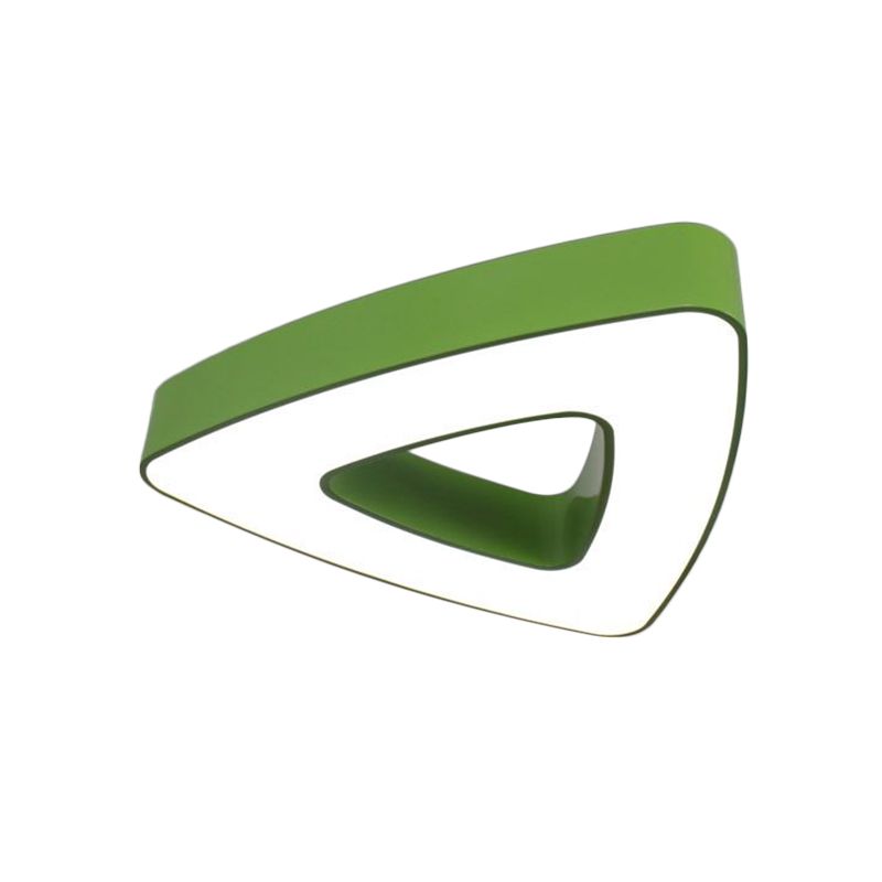 Acryl Hohlraum Dreieck Flush Beleuchtung Kinder Rot/Blau/Grün LED Flushmount Deckenleuchte im warmen/weißen Licht