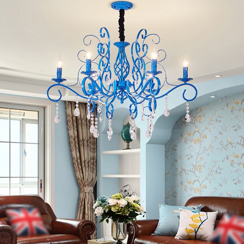 Traditional Unique Chandelier Lights Crystal Pendant Light Fixtures