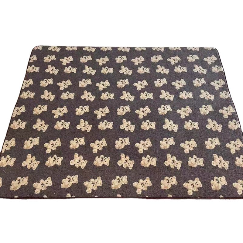 Lattice Rug Synthetic Carpet Pet Friendly Stain Resistant Rug for Bedroom