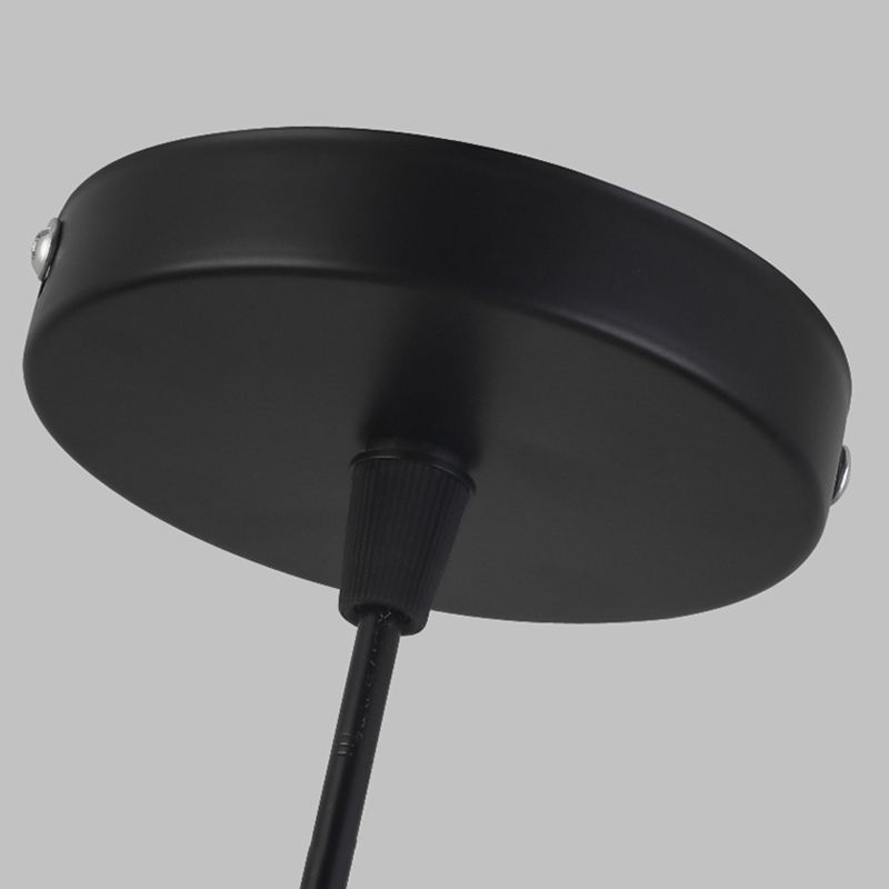 Éclairage suspendu à la nuance de citrouille en bois massif de style moderne 1 pendentif léger pour séjour à domicile