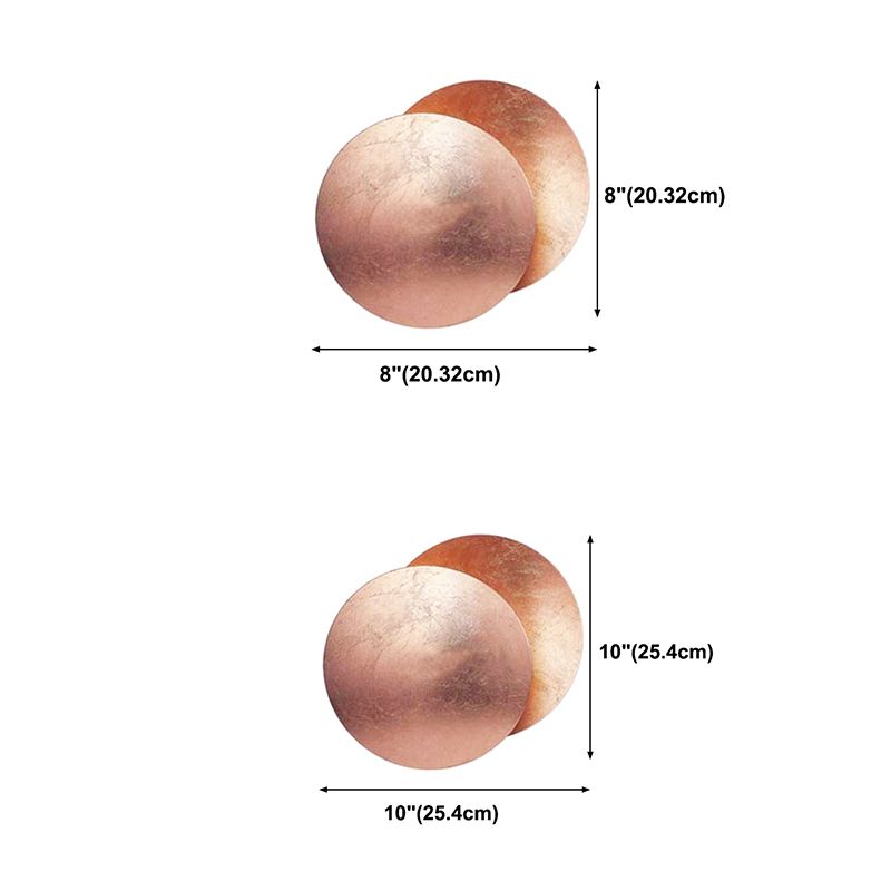 Modern Wall Mount Light 1-Light LED Metal Wall Light with Iron Shade for Bedroom