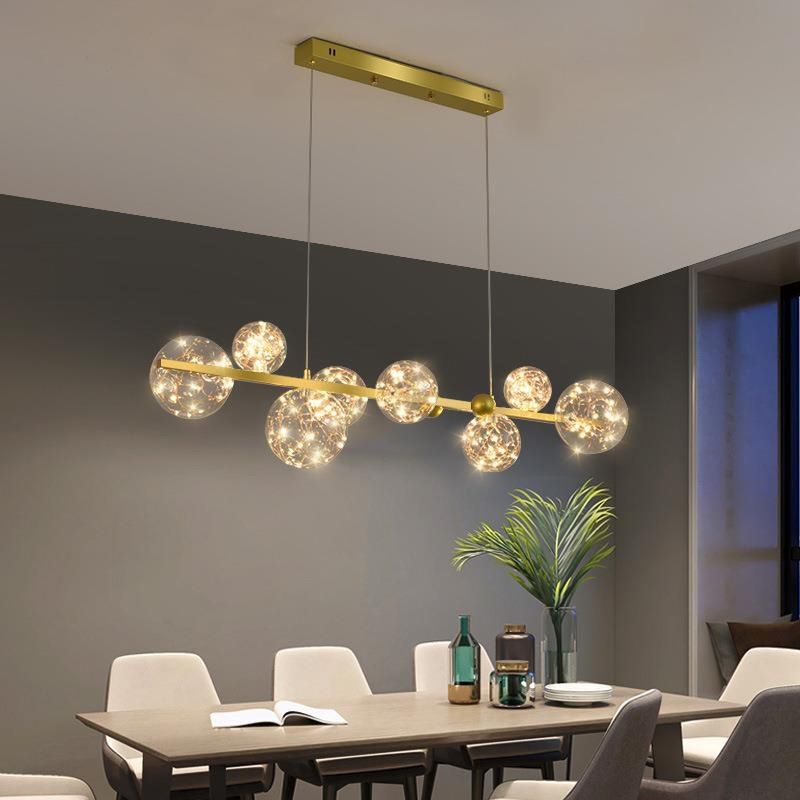 Globe Wall Lighting Modern Glass 8 Lights Rustic Wall Sconces for Kitchen