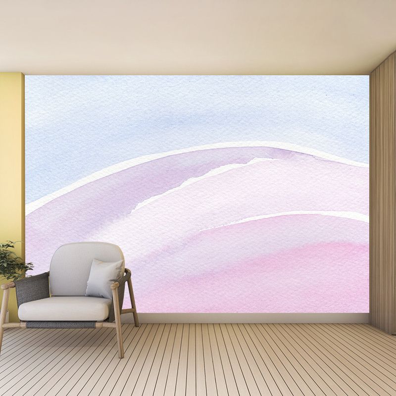 Washable Mural Wallpaper Abstract Watercolor Illustration Indoor Wall Mural