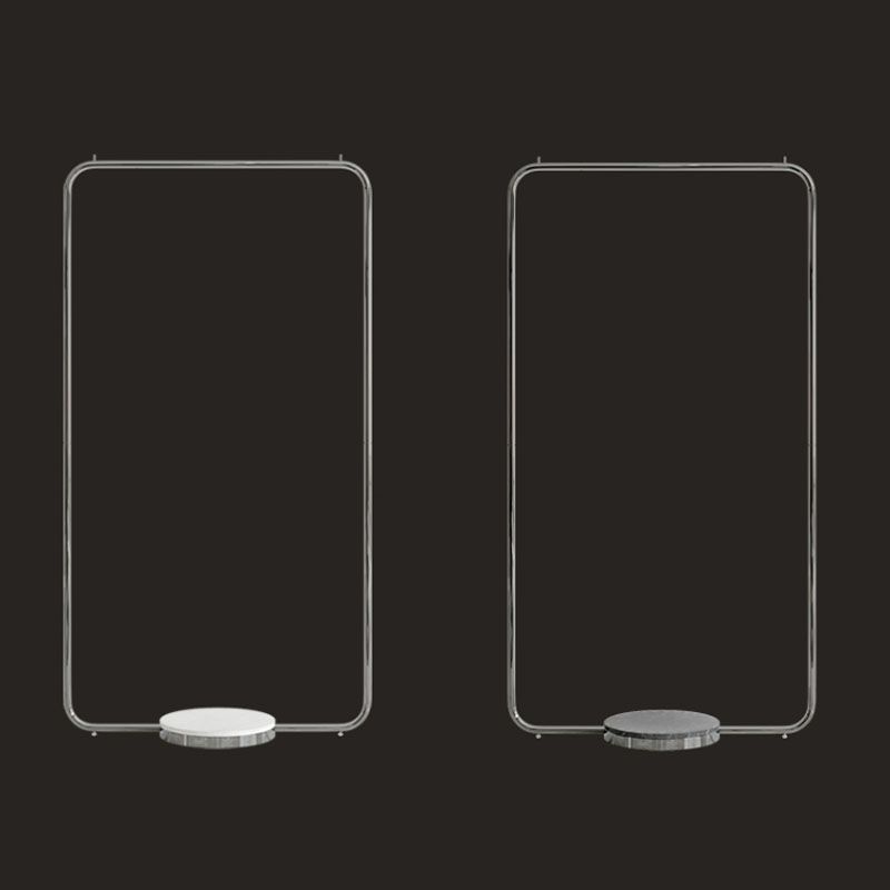 Leisure Metal Hall Tree Solid Color Stainless Steel Coat Rack