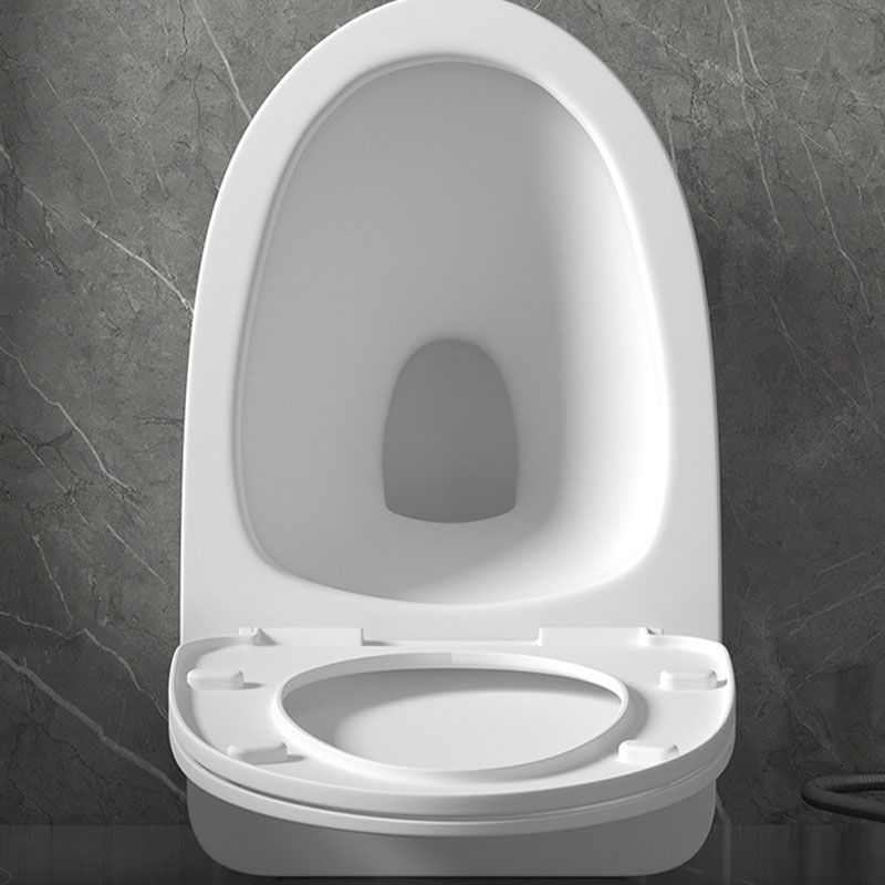 Siphon Jet Toilet Elongate One-Piece Floor Mounted Toilet with Dual Flush Mode