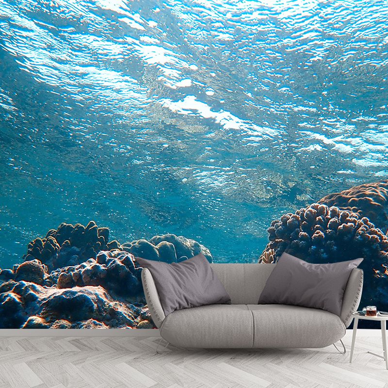 Bright Color Wall Mural Wallpaper Seabed Sitting Room Wall Mural