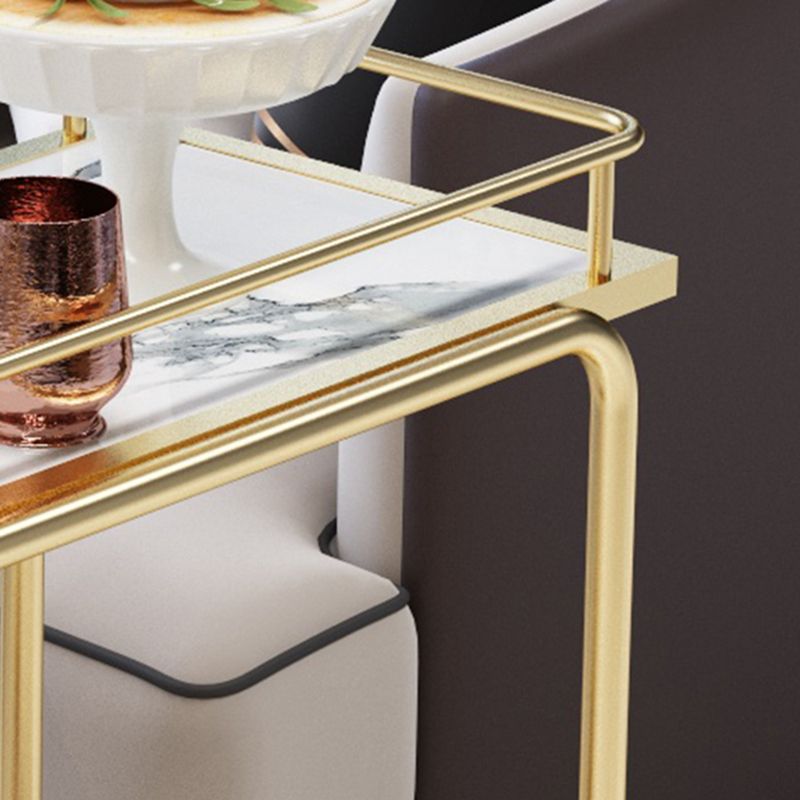 Dining Room Prep Table Rectangular Rolling Prep Table for Kitchen