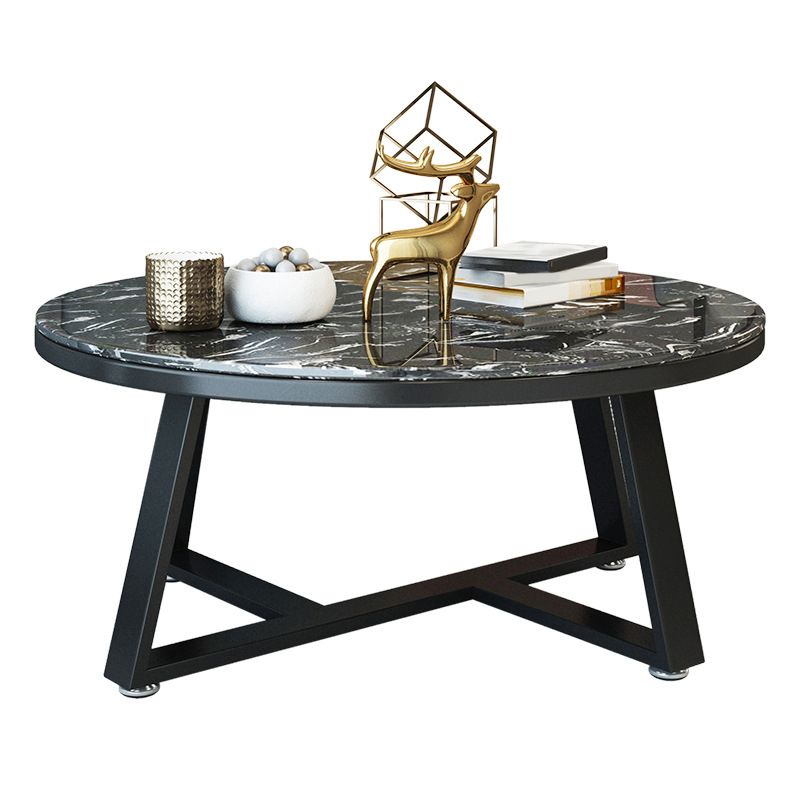 Modern Minimalist Coffee Table Round Coffee Table for Living Room