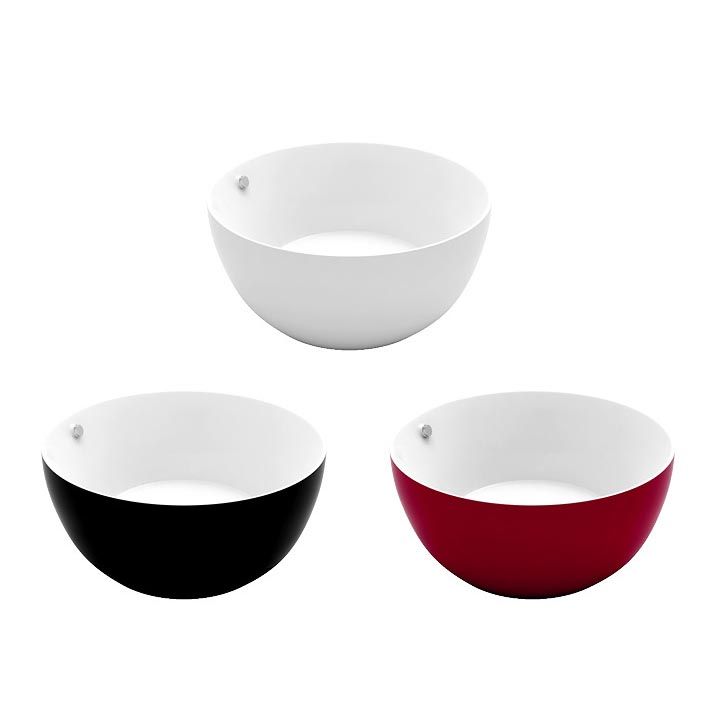 Modern Acrylic Bathtub Round Freestanding Tub for Home and Hotel