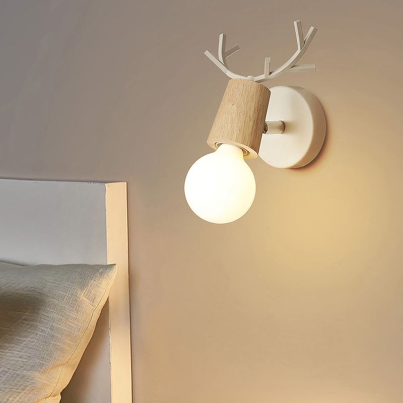 Modern Style Geometric Wall Mounted Lamps Metal 1 Light Wall Light Sconces