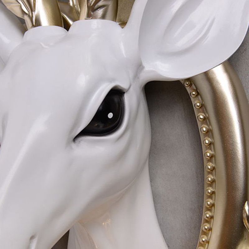 Creative Deer Wall Lighting Fixture Contemporary Crystal Wall Mount Light