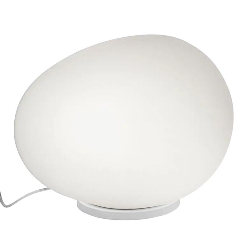 Modern Minimalist Style Spherical Table Lamp Glass 1 Light Table Light for Bedroom
