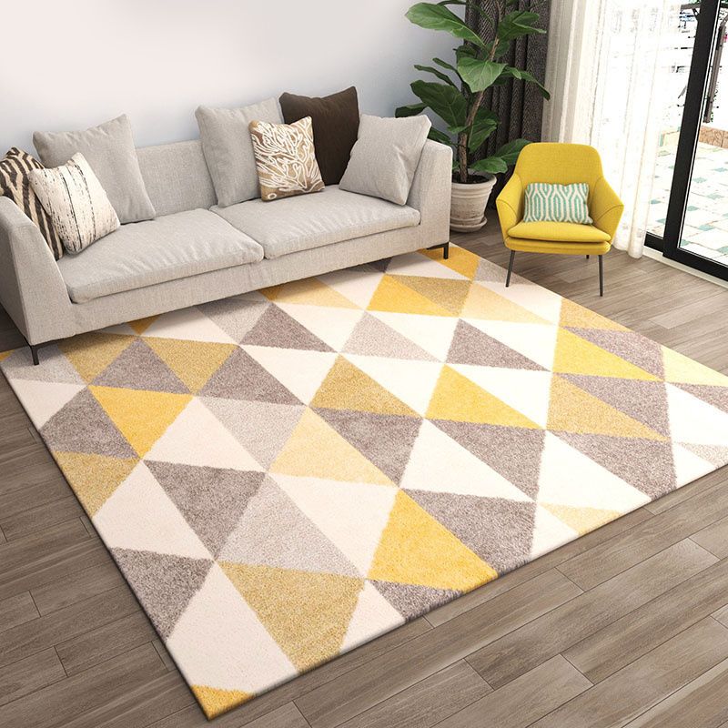 Modern marmeren look Tapijten Polyester Area Tapijt Non-slip achterste binnen Tapijt voor woonkamer