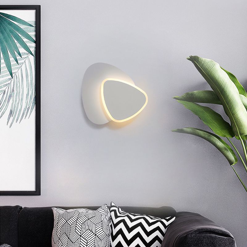 Modern Style Geometry Shape Wall Sconce Metal Light Sconces for Bedroom