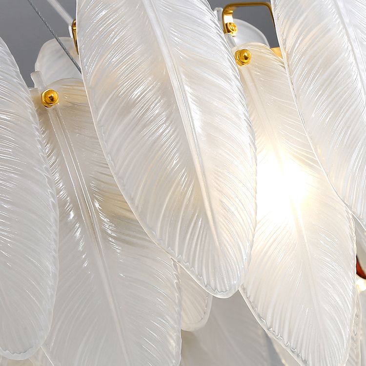 Creative Ceiling Lamp Modern Flush Mount Light Fixture with Glass Shade for Bedroom