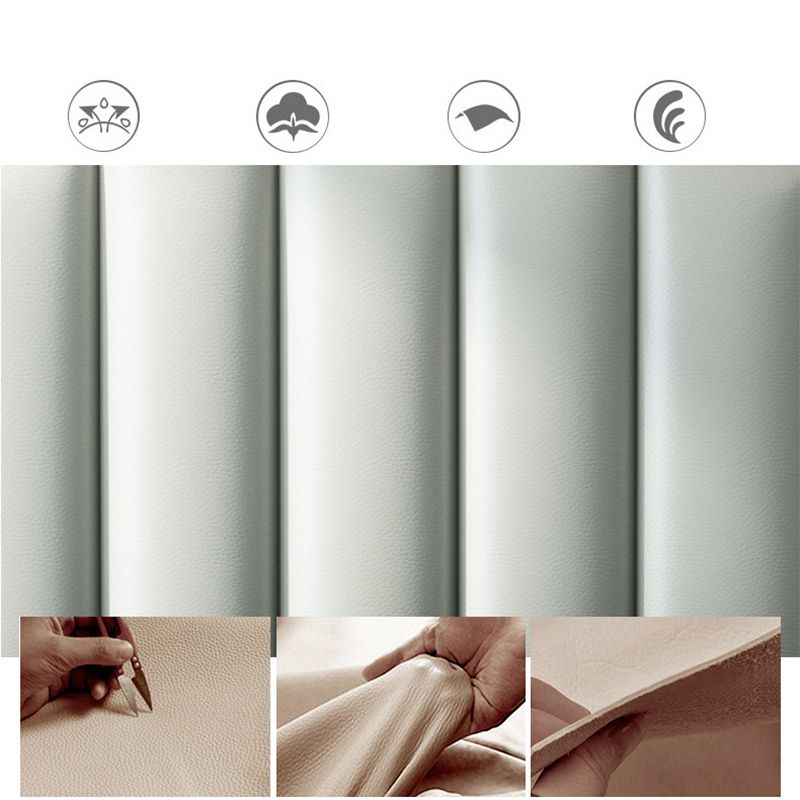 84.65 inch Wide Contemporary Standard Bed Solid Wood Bed with Headboard