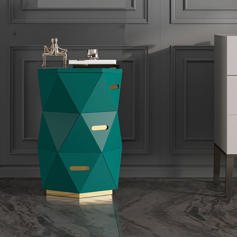 17.55-inch Width Glam Dresser 3 Drawers Storage Chest Dresser