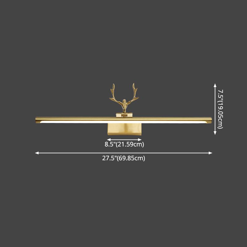 Metall Waschtisch Wandlampe Lampengeweih moderne Leuchtenleuchte für Badezimmer