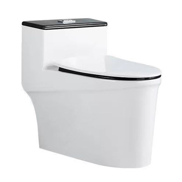 Modern 1-Piece Toilet Bowl Floor Mount White Urine Toilet for Washroom