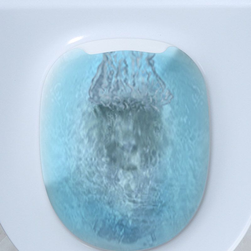 Modern Concealed Tank Toilet Skirted Ceramic Wall Hung Flush Toilet with Seat