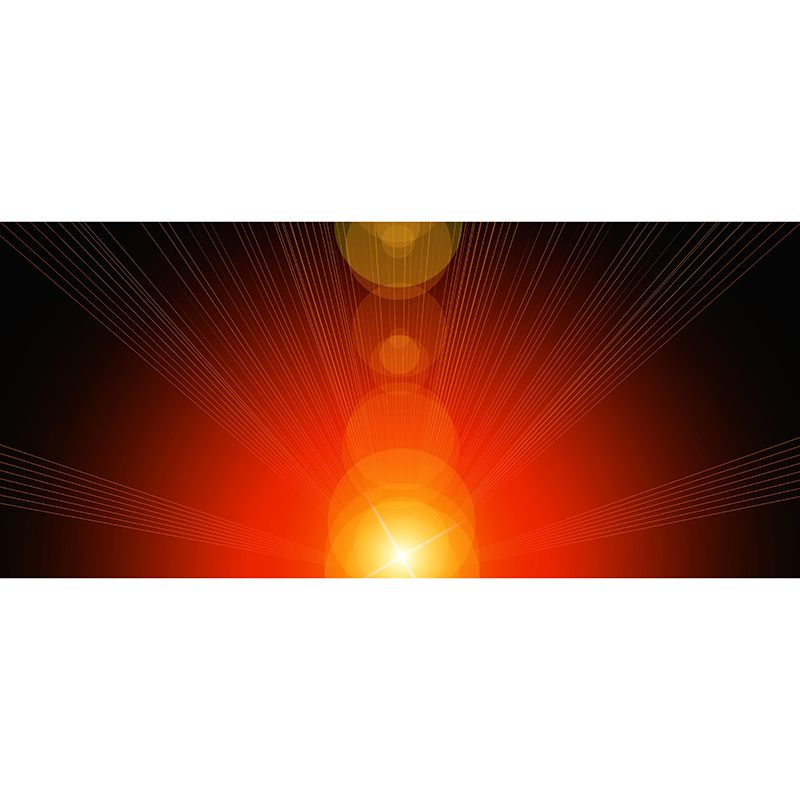 Full Size Bokeh Wall Mural Contemporary Decorative Environment Friendly for Bedroom