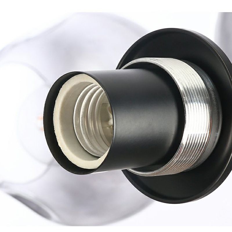 Contemporary Spherical Shade Pendant Chandeliers Glass Hanging Chandeliers