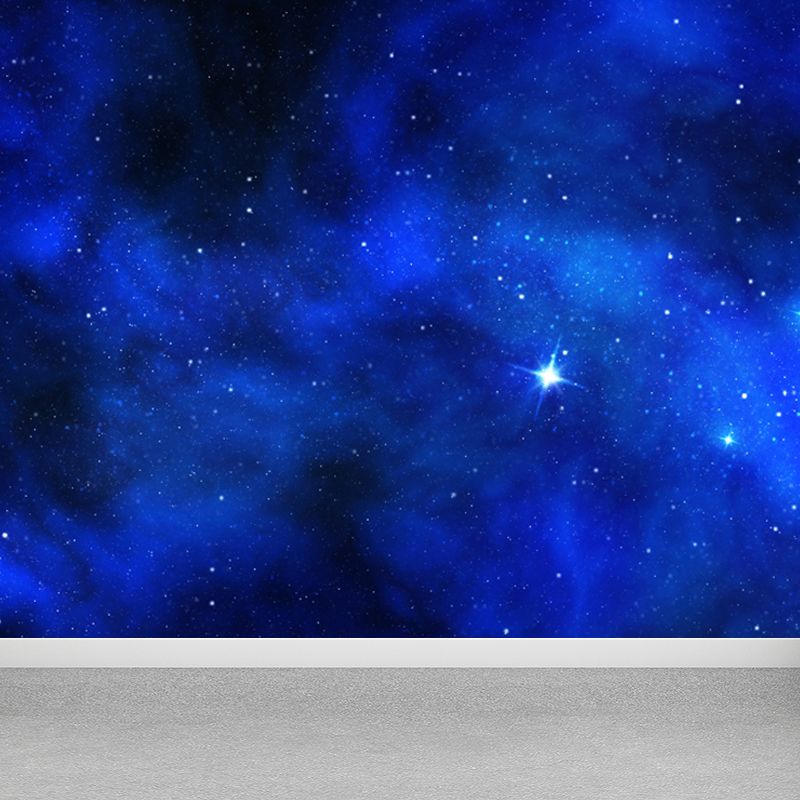 Starry Sky Mural Decal Modern Decorative Living Room Wall Covering, Custom Printed