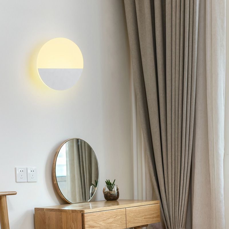 1 Light Geometric Wall Mounted Light Contemporary Acrylic Wall Lighting Fixtures