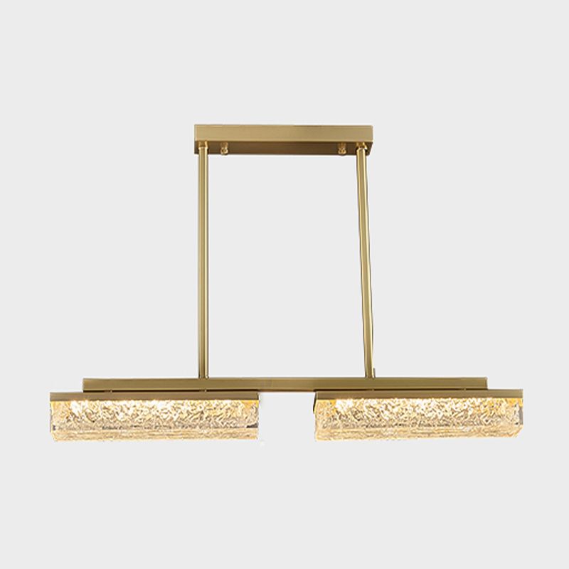 Pendentif linéaire de style contemporain